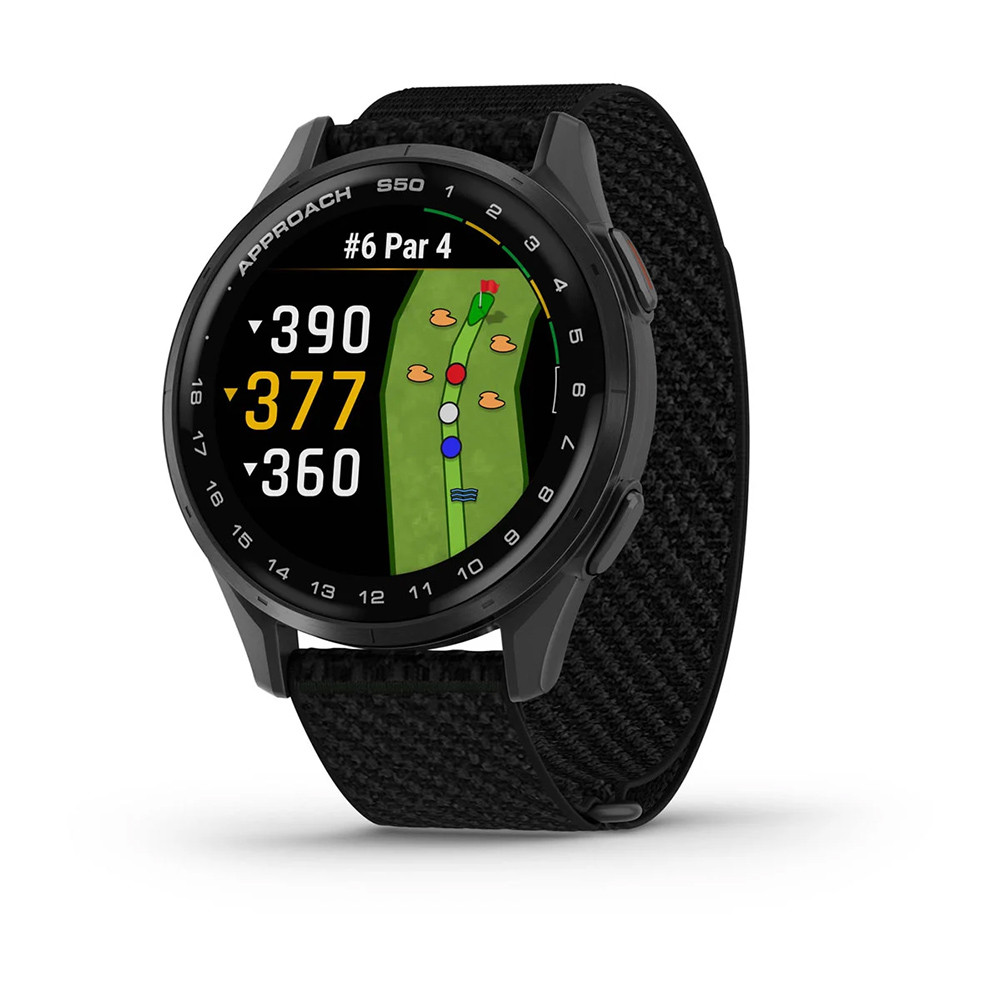☆ドリーム荒牧店☆ジモティー割引有☆GARMIN/APPROACH S50/GPSゴルフスマートウォッチ Garmin Approach S50 GPS Smart Watch - Maple Hill Golf